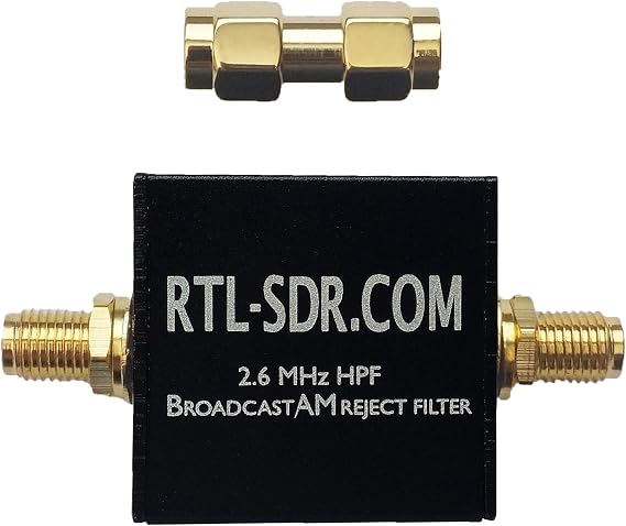 Broadcast AM Reject High Pass Filter (2.6 MHz HPF) by RTL-SDR Blog