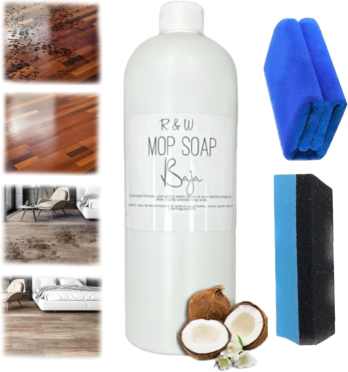 R&W Mop Soap Brazilian Wave, R & W Mop Soap, Brazilian Waves Mops Soaps, Highly Scented Mops Soaps 1Pcs