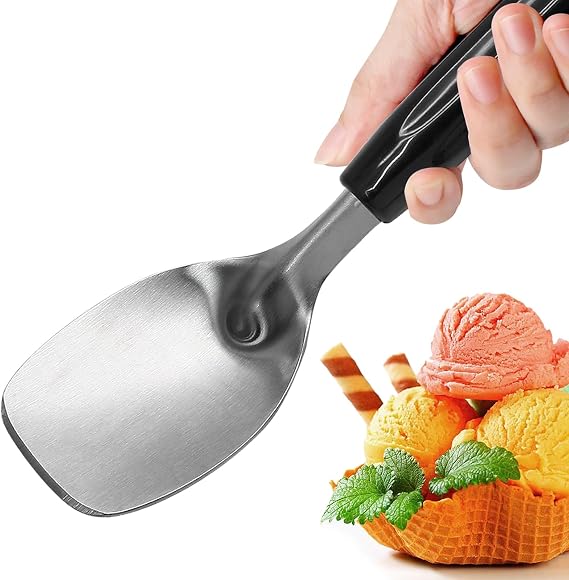 9" Heavy Duty Ice Cream Spade, Non-Slip Stainless Steel, 1 PCS