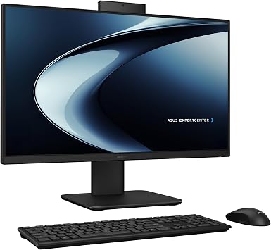 ASUS P470VA All-in-One, 23.8 FHD Anti-Glare Touch Display, 16GB DDR5 RAM, 1TB SSD, Intel CoreTM i7-13620H Processor, Windows 11 Home, Wired Keyboard and Mouse Included,P470VA-DS704T, Black