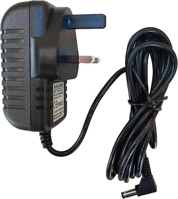 Power Supply For Casio Sa-51 Keyboard 9.5v 1.0a (2 Meter) Adapter Uk