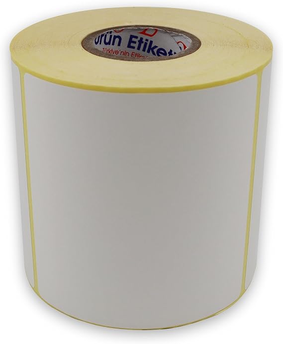 Cargo Label Eco Thermal Label 500 Pieces in 100mm x 100mm Roll 40mm Skittle Diameter Direct Thermal Transfer Label