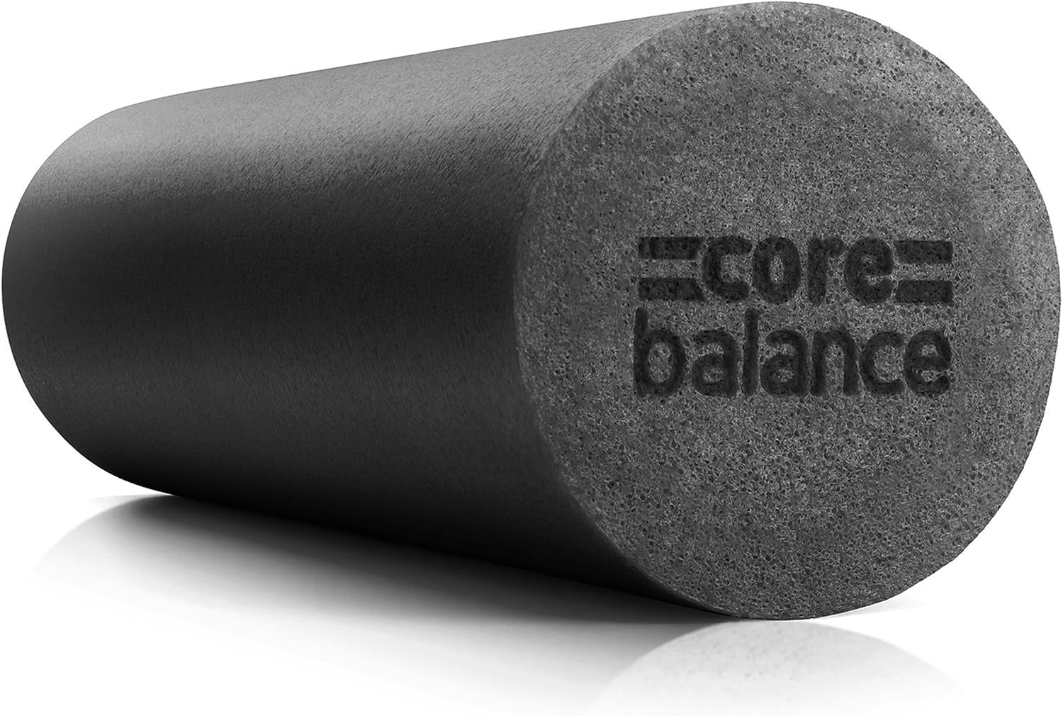 Core Balance Foam Roller Massager 45cm Long Medium Density EPE Muscle Massage 45cm - Black