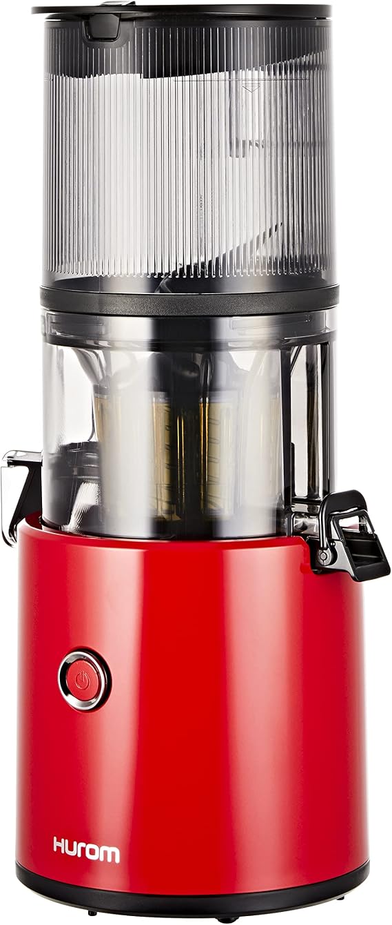 Hurom H300 Hurom Slow Juicer, Automatic System, Easy Clean Filter, Easy to Use, Juicer, BPA Free, Detox Juices, Red