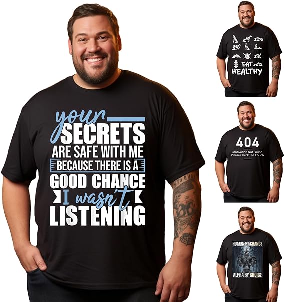 Big and Tall Men T Shirts Graphic Tee Shirt Casual Fashion Short Sleeve Plus Size Shirt Tshirts for Men T0 5DAR 101P