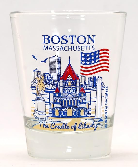 Boston Massachusetts Great American Cities Collection Shot Glass