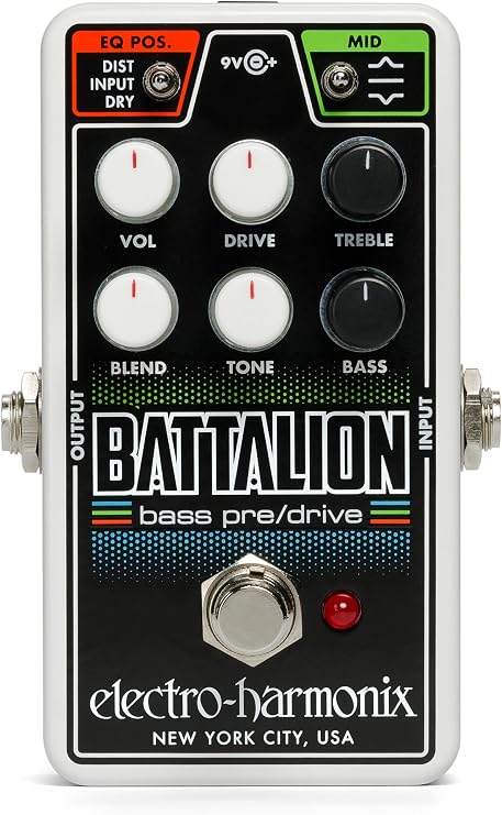 Electro-Harmonix Nano Battalion Bass Preamp & Overdrive Pedal