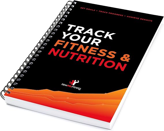 Journal for Women & Men, Food & Workout Journal, Planner Log Book to Track Weight Loss, Muscle Gain, Home Gym Exercise, Bodybuilding Progress, Daily Nutrition & Personal Health Tracker
