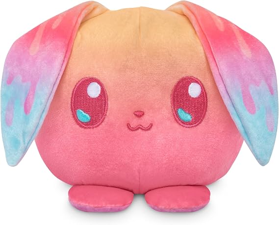TeeTurtle Reversible 4" Bunny Plushie - Mystical Mushroom - Cute Kawaii Soft Stuffed Animal