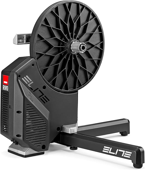 Elite Rivo Smart Trainer Standard or Zwift Bundle Direct Drive Bike Trainer, Indoor Cycling, 2.5% Power Accuracy, WiFi + Bluetooth, Ultra-Quiet, Compact Foldable
