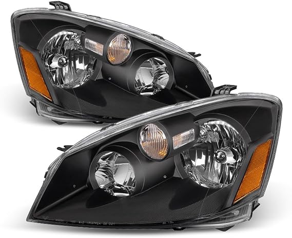 ACANII - For (HID Xenon models) 2005-2006 Nissan Altima Replacement Headlights Lamps Driver + Passenger Side