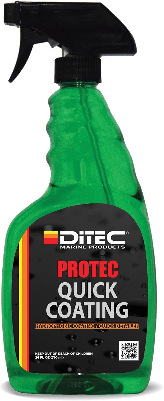 DITEC PROTEC Quick Coating Spray, Hydrophobic Paint Gelcoat Gloss