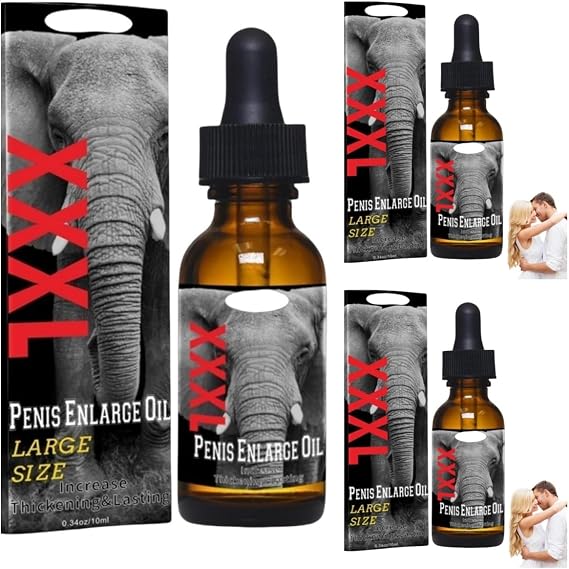 New Enlargement Oil for Men,10ml Men's Care & Massage Oil,Larger Thicker Longer,Long-Lasting Comfort