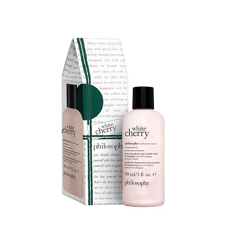 philosophy holiday 3-in-1 shampoo, shower gel & bubble bath - luxurious rich & lathering formula - skin is left soft & moisturized - hair is left clean & conditioned