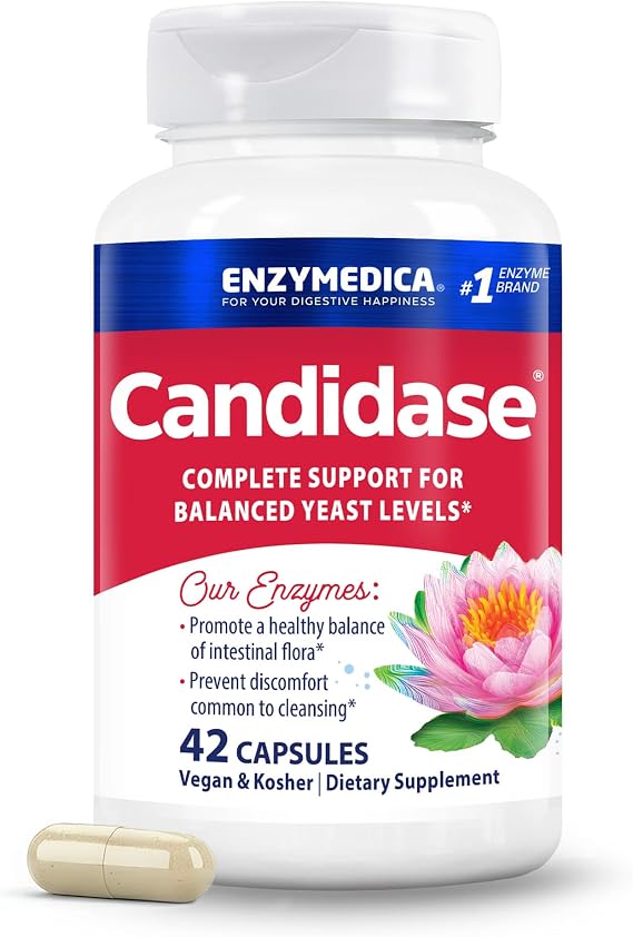 Enzymedica Candidase - Enzymes for Men & Women - 42 Count