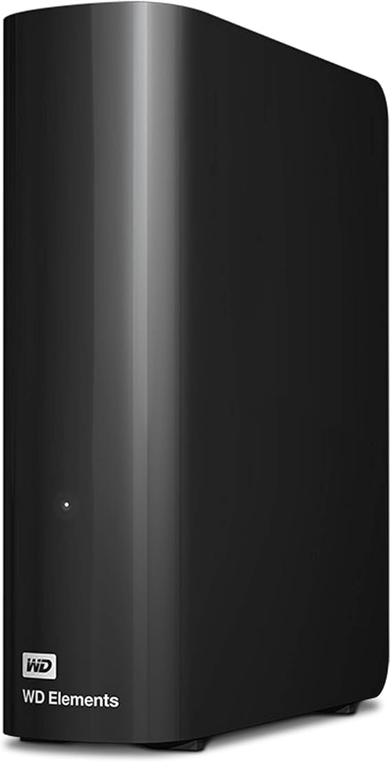 WD 10TB Elements External Hard Drive, Desktop HDD storage, USB 3.0 compatible, Fast Transfer rates, Easy add on storage for all your pictures, videos, music and documents, Black