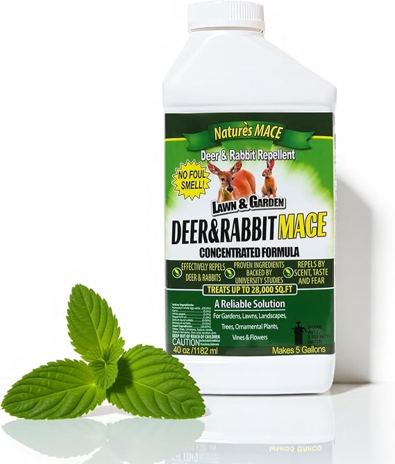 Nature's MACE Deer & Rabbit Repellent 40 oz Concentrate