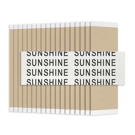 Sunshine Tape | Premium Wig Tape | 36 Pieces | Clear Double Sided Adhesive (1" Straight)