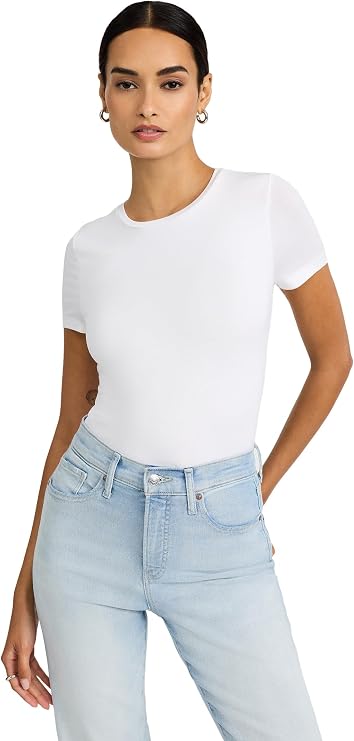 EXPRESS Women's Supersoft Crew Neck Short Sleeve Tee