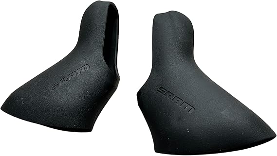 SRAM Cable Brake Doubletap Drop Bar Lever Hoods, Black, Pair | SRAM DoubleTap Brake & Shift Hoods for 10-Speed Red, Rival, Apex