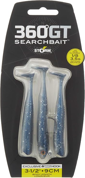 Storm 360GT Searchbait Minnow 3.5"- 1/8 oz Tru Blue