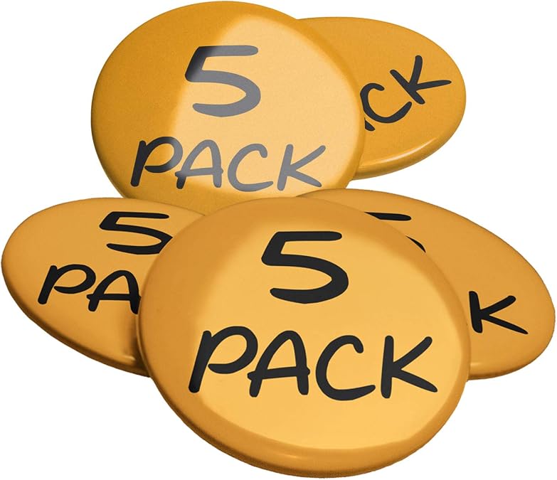 Custom Pin-Back Buttons - Add Your Own Photo, Logo or Picture - Design Your Personalized Button