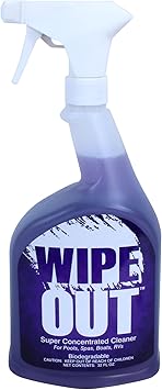 Wipeout Wipe Out 6012 All Purpose Surface Cleaner for Swimming Pools, 1-Quart