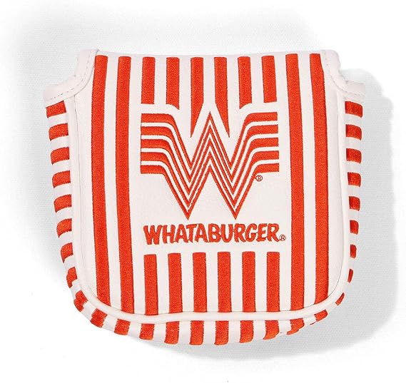 Whataburger Striped Mallet Putter Cover