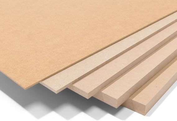 MDF Board – Cut to Size Wood Panels for Shelving, DIY, Furniture & Wall Use | Smooth Raw Sheet for Crafts, Plasterboard Projects & Loft Boards Support – (36mm H100–1000 x W100–600)