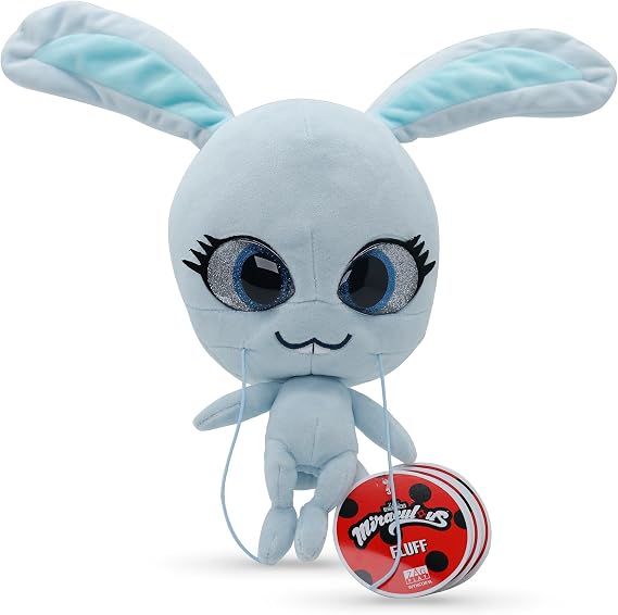 Miraculous Ladybug Super Soft Stuffed Toy with Resin Eyes, High Glitter and Gloss, and Detailed Stitching Finishes