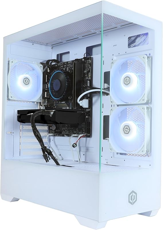 CyberPowerPC Wyvern Gaming PC - 650W PSU, Nvidia RTX 5060, 1TB NVMe SSD, Windows 11, AMD Ryzen 5 7500F