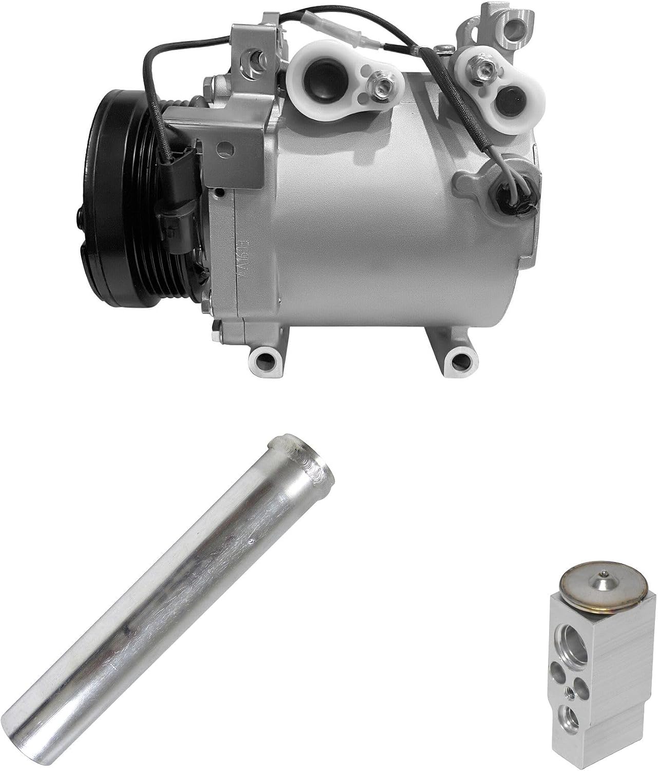 RYC New Automotive Air Conditioning Compressor Kit KT A023N Fits Mitsubishi Lancer 2.0L 2002, 2003, 2004, 2005, 2006, 2007