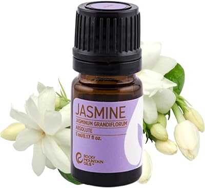Rocky Mountain Oils - Jasmine - 5 ml Natural Essential Oil- Aromatherapy Oils for Diffuser and Topical - Relaxing Essential Oils