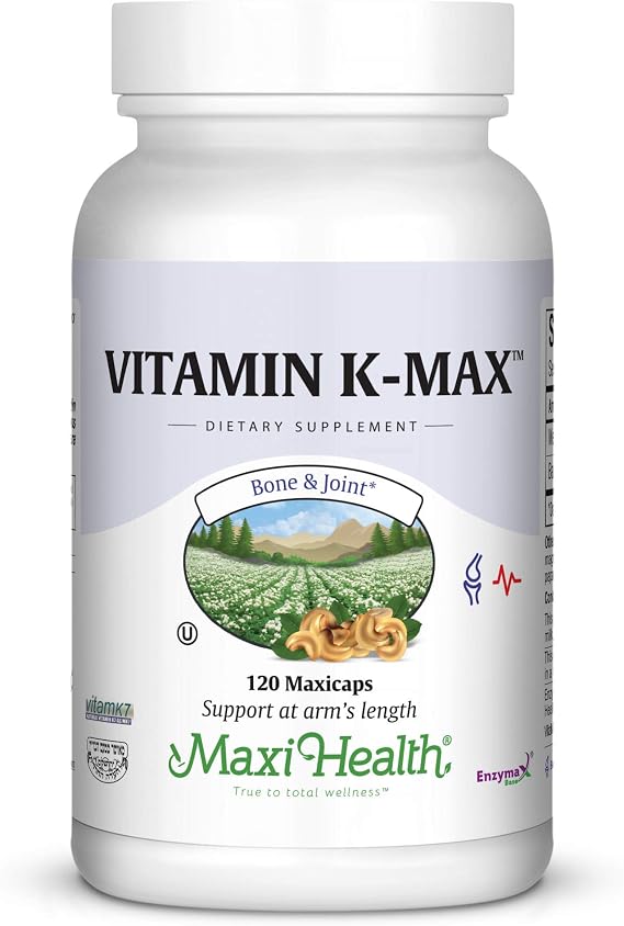 Maxi Health Maxi Vitamin K-Max, 120 Count (K1)