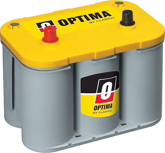OPTIMA Batteries High Performance D34 YELLOWTOP Dual Purpose Sealed AGM Car, Truck and SUV Battery, 750 CCA, Maintenance Free, Versatile Mounting