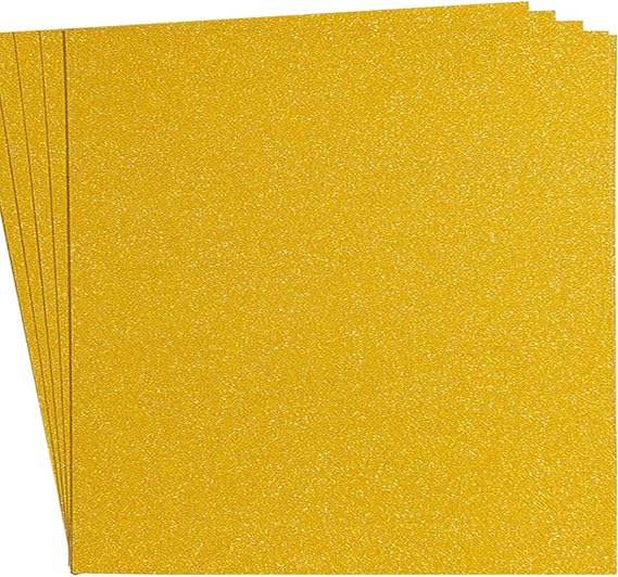 50 Sheets Glitter Cardstock Paper Glitter Thick Paper Cards for Birthday Party, Crafts and Invitations (Gold, 12 x 12 inches)