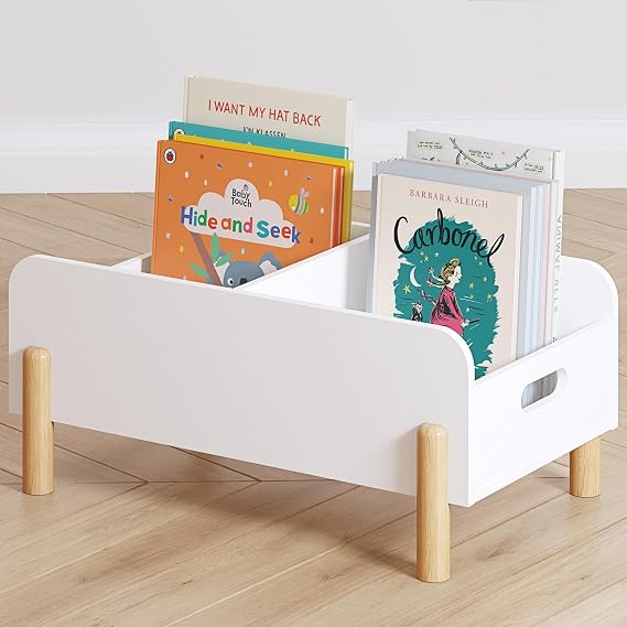 UTEX Montessori Bookshelf for Kids, Book Shelf for Kids Rooms with Divider