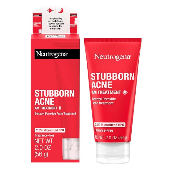Neutrogena Stubborn Acne AM Face Treatment, 2.0 oz