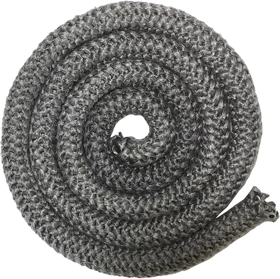 Protalwell Wood Stove Door Gasket, 3/4" Grey Color, Length 72"