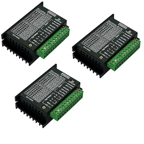 TB6600 4A 9-42V Stepper Motor Driver Single Axes Hybrid Stepper Motor CNC Controller(3Pcs)