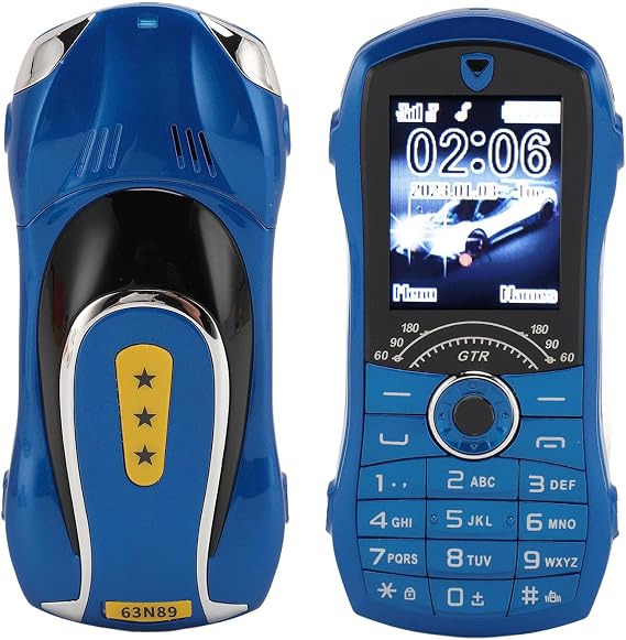 Annadue Cell Phone for Seniors, Dumb Mobile Phone with Large Keys, Dual SIM, 9 Speed Dial Numbers, Clear Sound, Bluetooth, 1.8 Inch Screen, 2400mAh (Blue)