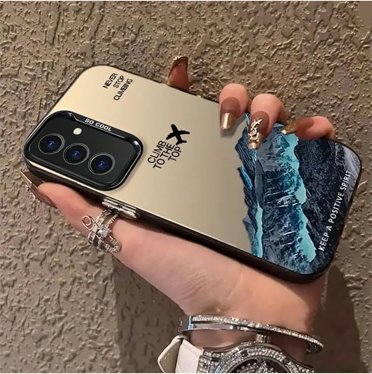 Samsung Galaxy S25 Ultra Uyumlu Premium Baskılı Hassas Tuşlu Telefon Kılıfı, Dağ