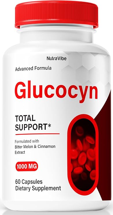 Glucocyn - Official Glucocyn Pills, All-Natural Formula to Support Healthy Circulation and Overall Well-Being, Premium Glucocyn Pastillas, Review (60 Capsules)