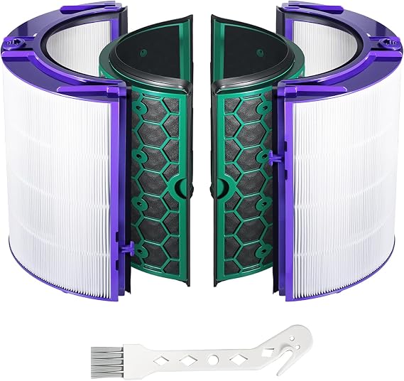 360° Glass HEPA & Activated Carbon Filter for DysonTP04 HP04 DP04 TP05 DP05