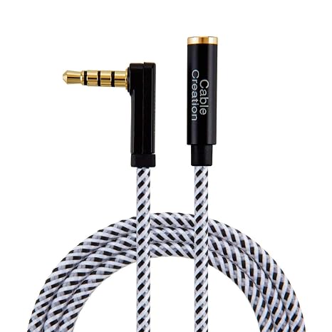 CableCreation Headphone Extension Cable 1.5FT, 3.5mm Audio Extension Cable