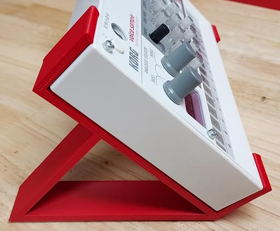 Made in USA 45 Degree Angle Red Stands For KORG Volca Bass Beat Drum FM Keys Kick Mix Modular Nubass Sample Synthsizers Drum Machines Sound Modules
