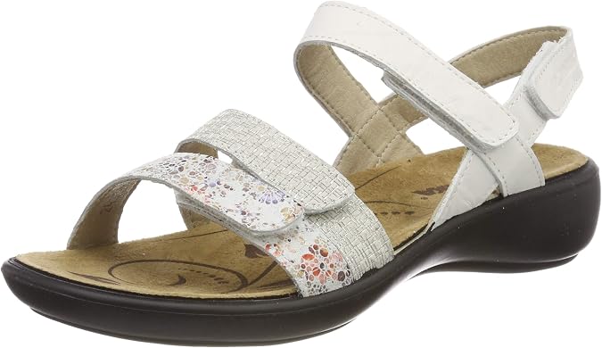 Romika Women's Ibiza 103 Sling Back Sandals, (Wei-Kombi 001), 5 UK