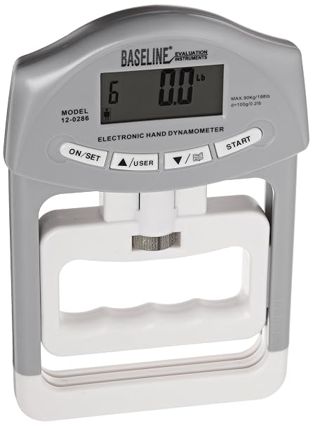 Baseline 12-0286 Electronic Smedly Hand Dynamometer, 200 lbs Capacity