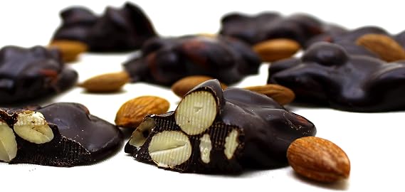 Dark Brown Chocolates & Confections 1000 Gram Dark Roche Chocolate with Rosh Chocolate Apricot Seeds