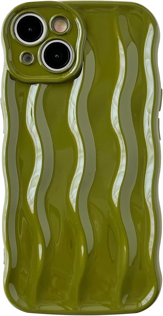 Caseative for iPhone 15 Case, Green
